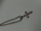 Certainty Pendant with Clustered Tennis Chain